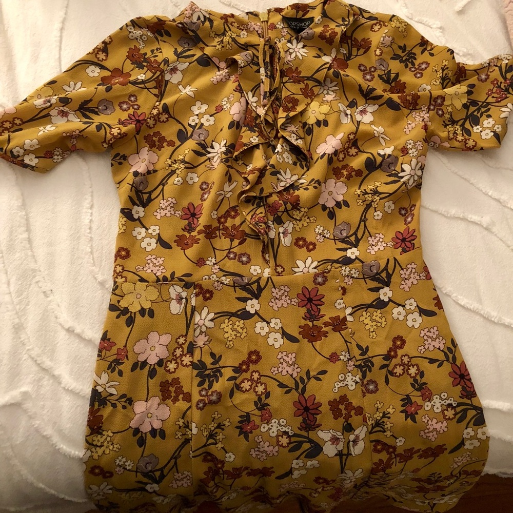Topshop dress with front detail